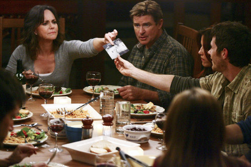 Sally Field en una comida familiar de 'Cinco hermanos'