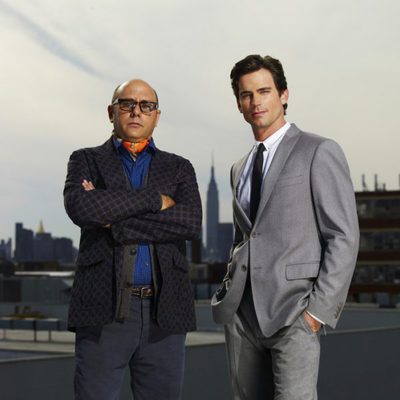 Matt Bomer y Willie Garson en una promo