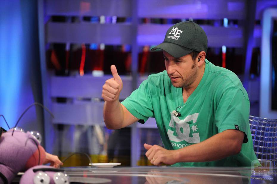 Adam Sandler con Trancas y Barrancas en 'El Hormiguero'