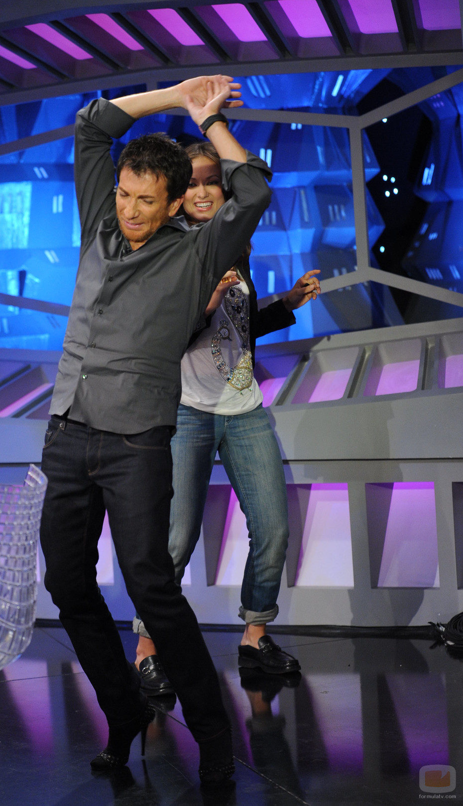 Olivia Wilde se divierte en 'El hormiguero'