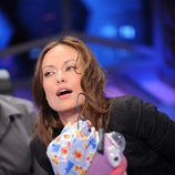 Olivia Wilde con Trancas en 'El hormiguero'