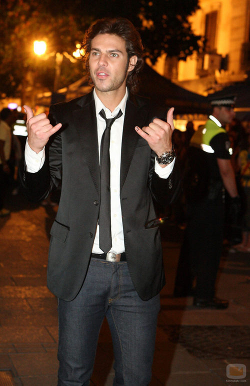 Juan Alfonso Baptista en la première de 'Sin tetas no hay paraíso' 