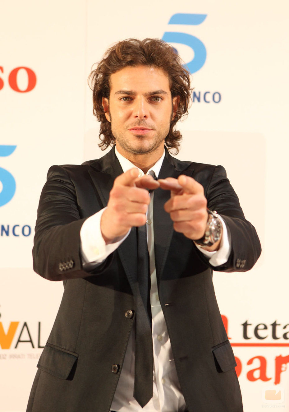 Juan Alfonso Baptista en la première de 'STNHP'