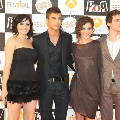 Andrea Duro, Maxi Iglesias, Sandra Blázquez y Óscar Sinela