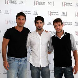 Rafael Amaya, Miguel Ángel Muñoz y Alejandro Albarracín