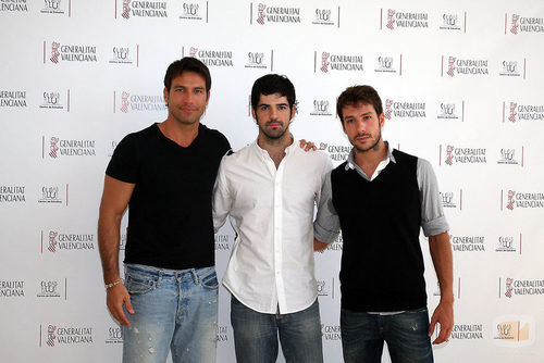 Rafael Amaya, Miguel Ángel Muñoz y Alejandro Albarracín