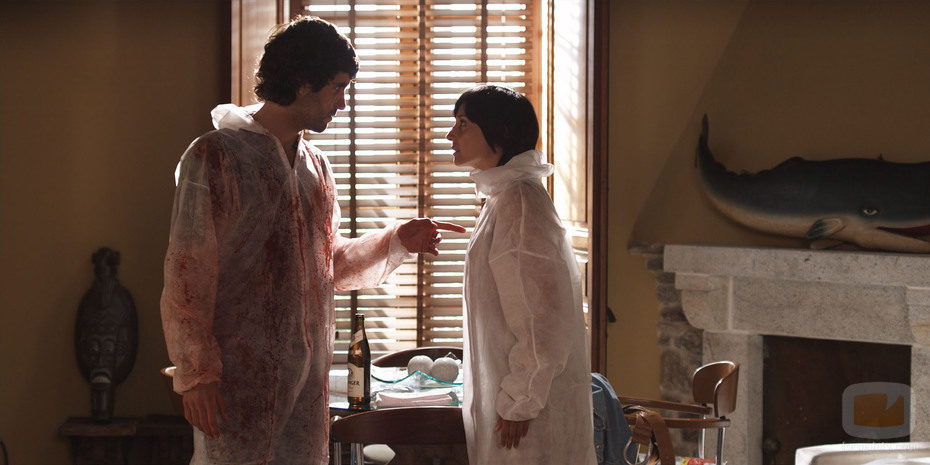 Novas y Álvarez en 'La ira'