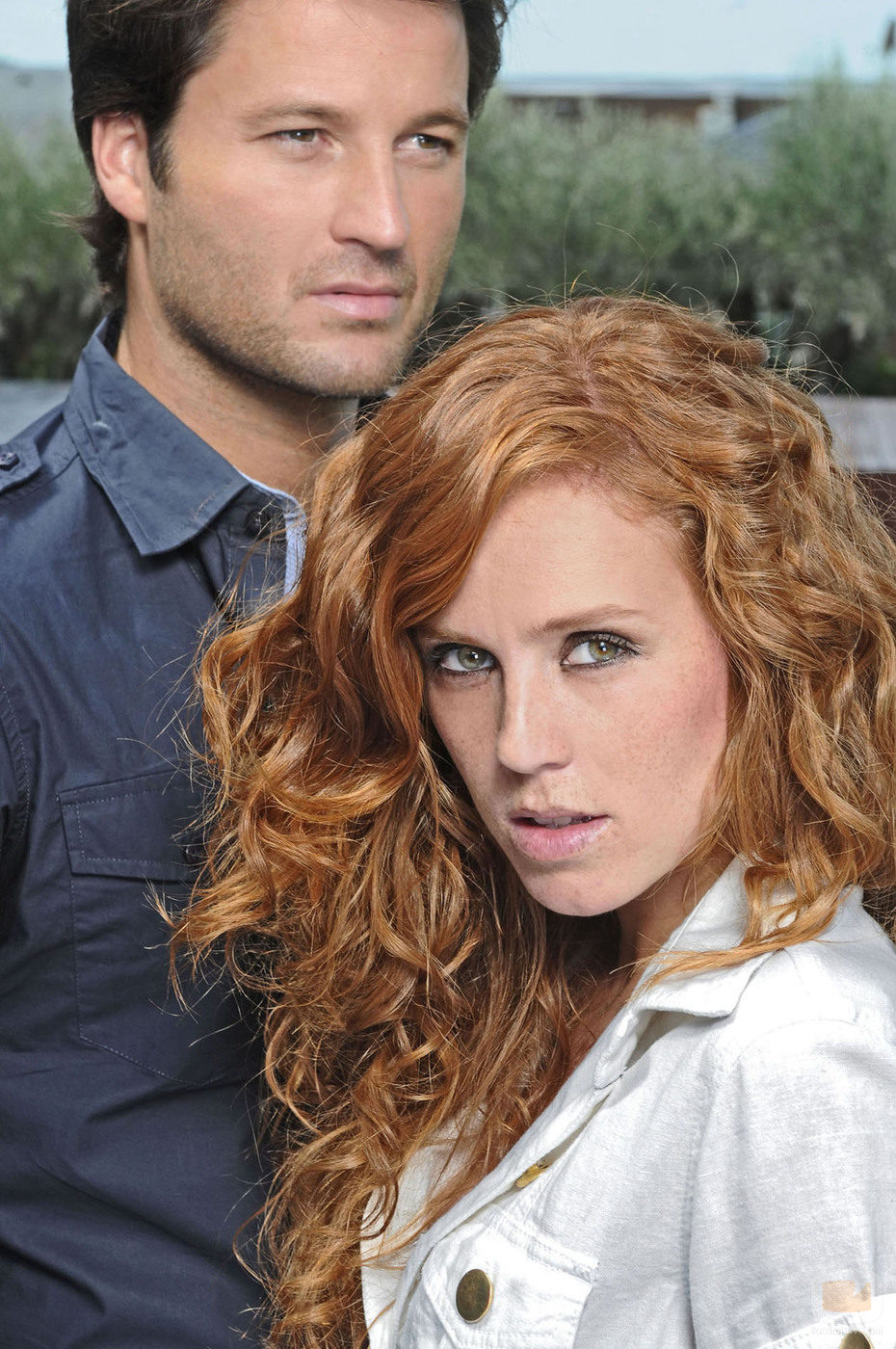 Los actores María Castro y Fernando Andina