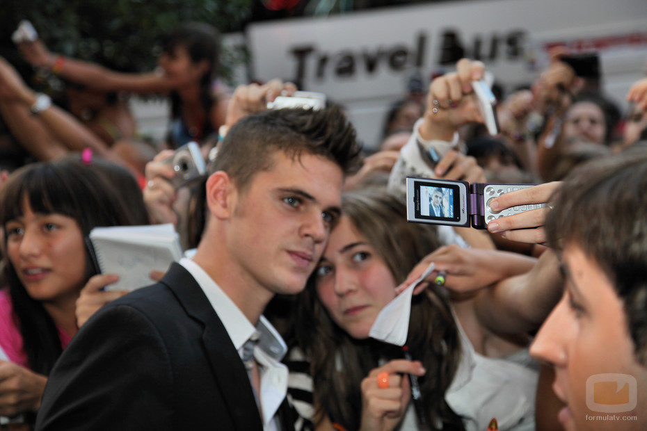 Gonzalo Ramos con los fans