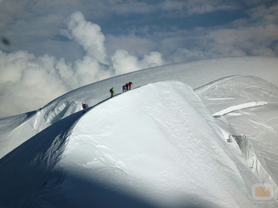 Subiendo el Mont Blanc