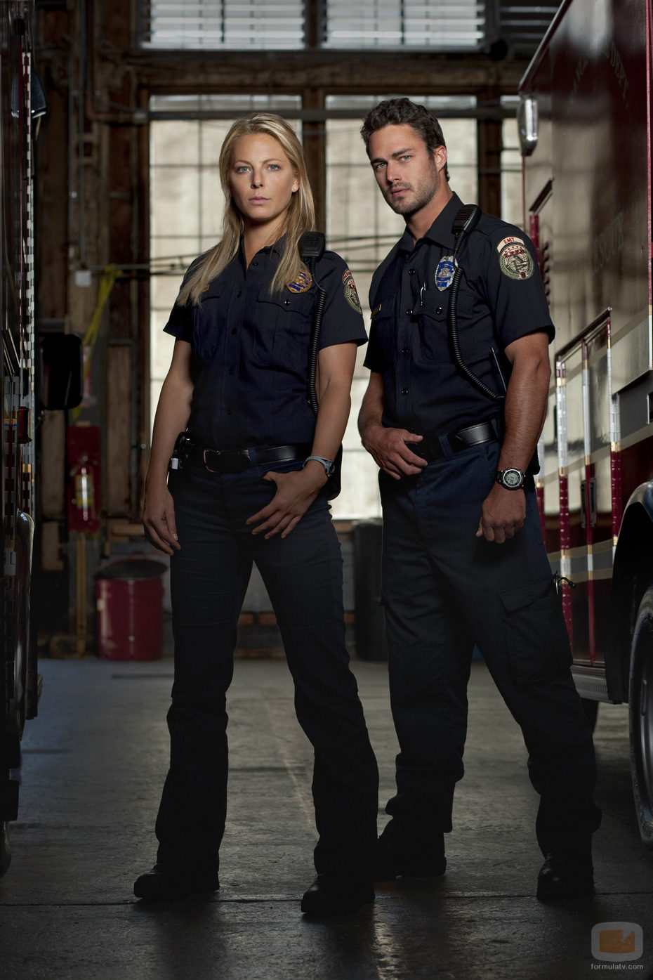 Anastasia Griffith y Taylor Kinney