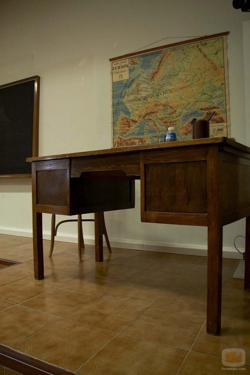 Mesa del profesor de 'Curso del 63'