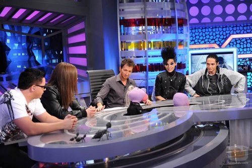 Los integrantes de Tokio Hotel en 'El Hormiguero'