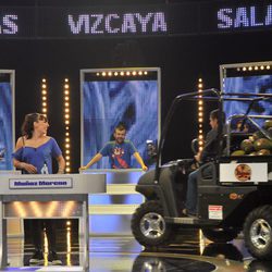 Jesús Vázquez en el plató de 'Mi familia contra todos'