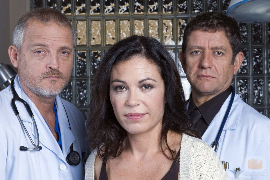 Jordi Rebellón, Montse Germán y Pedro Casablanc