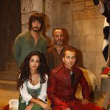 David Janer, Javier Gutiérrez, Inma Cuesta y Jorge Lorenzo 