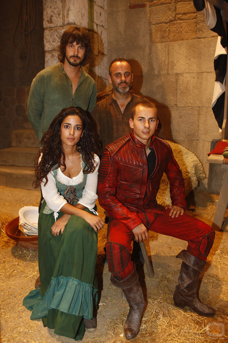 David Janer, Javier Gutiérrez, Inma Cuesta y Jorge Lorenzo 