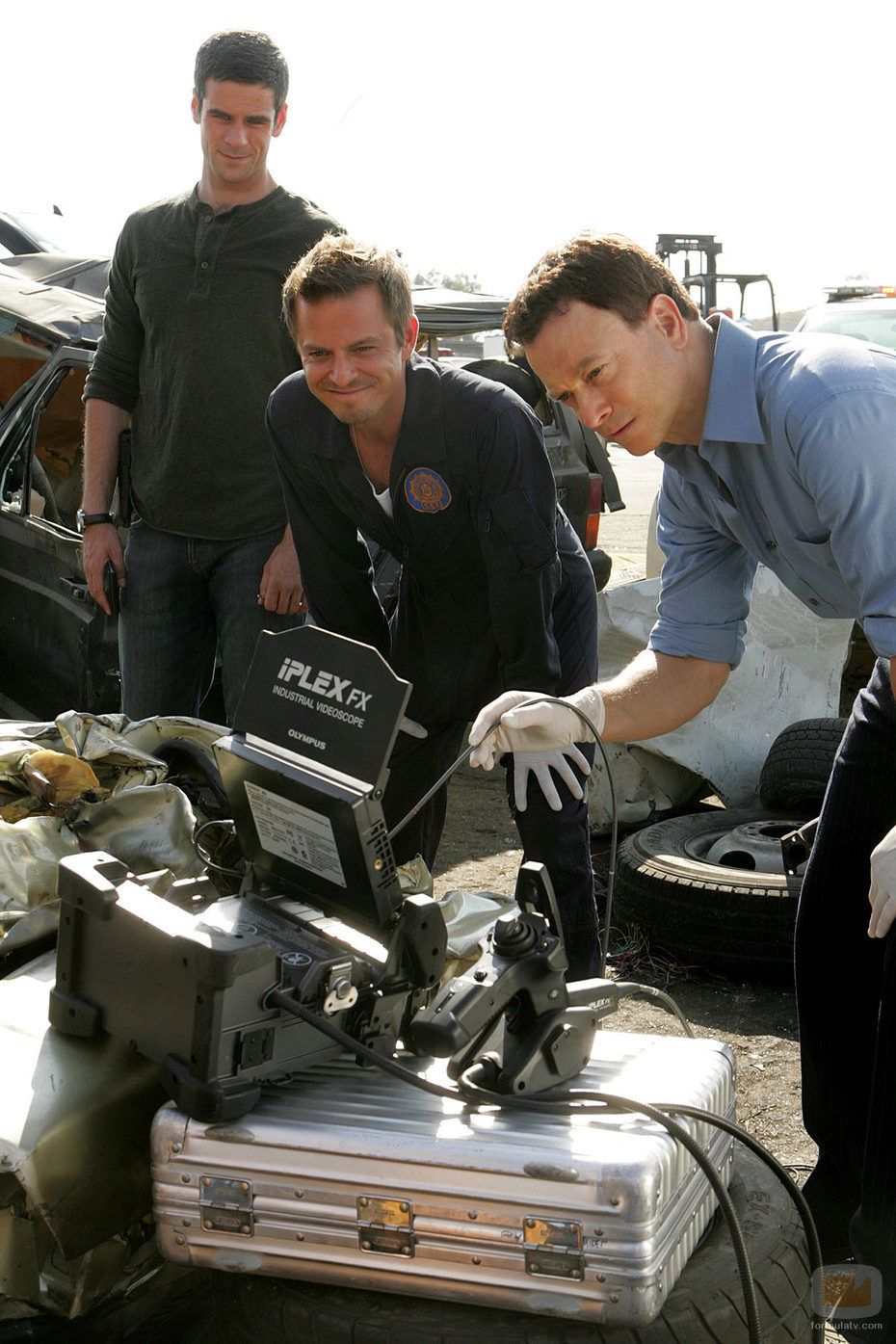 Carmine Giovinazzo, Gary Sinise y Eddie Cahill