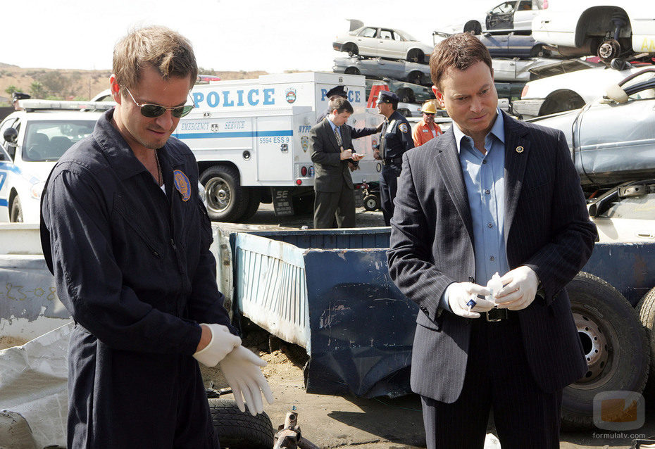 Carmine Giovinazzo y Gary Sinise en 'CSI: Nueva York'
