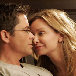 Rob Lowe, muy cariñoso con Calista Flockhart