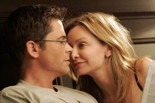Rob Lowe, muy cariñoso con Calista Flockhart