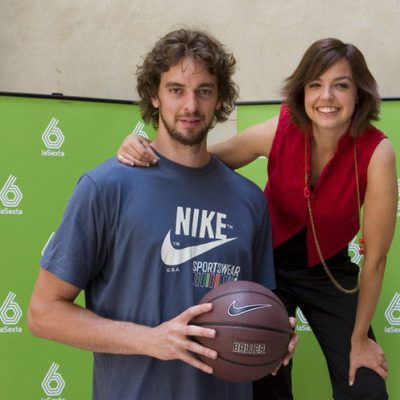 Cristina Villanueva y Pau Gasol
