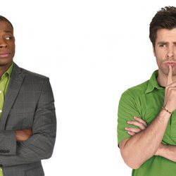 Shawn y Burton en la serie 'Psych'