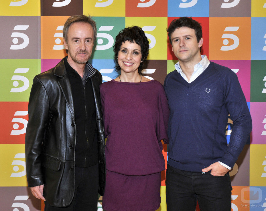 Carlos Hipólito, Adriana Ozores y Diego Martín