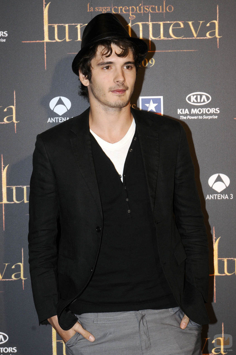 Yon González en la premiere de 'Luna nueva'