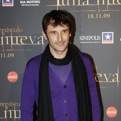 Carlos Chamarro acudió al estreno de "Luna nueva"