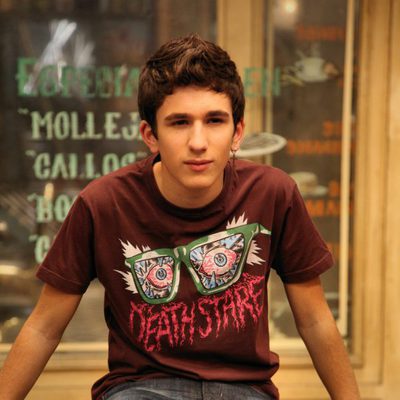David Castillo en el plató de 'Aída'