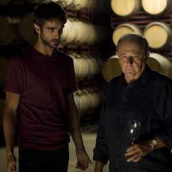 Aitor Luna (Raúl) y Emilio Gutiérrez Caba (Don Vicente)