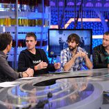 El grupo el canto del loco en 'El hormiguero'