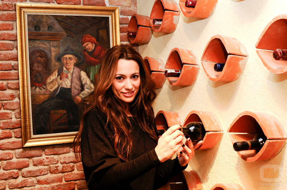 Natalia Verbeke en el restaurante Amayra