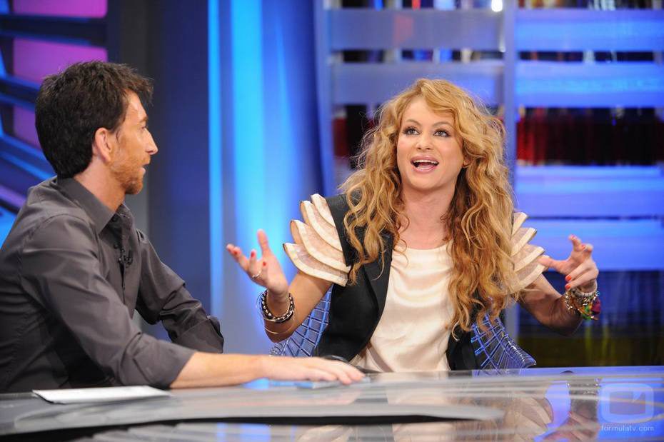 Paulina Rubio es entrevistada en 'El Hormiguero'