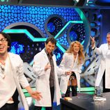 Paulina Rubio con Boris Izaguirre en 'El Hormiguero'