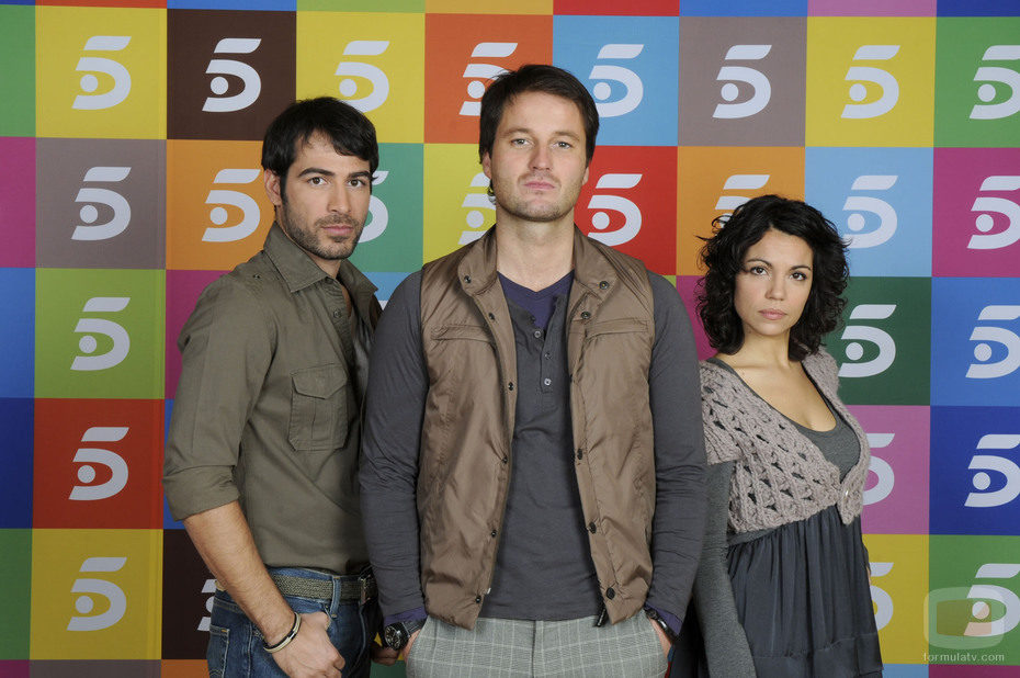 Los actores Alejandro Tous, Fernando Andina y Diana Palazón
