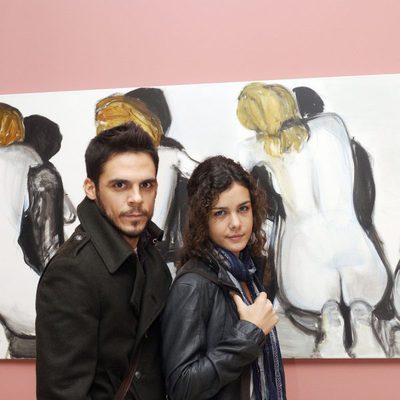 Sandra Blázquez con Bart Santana en el Thyssen