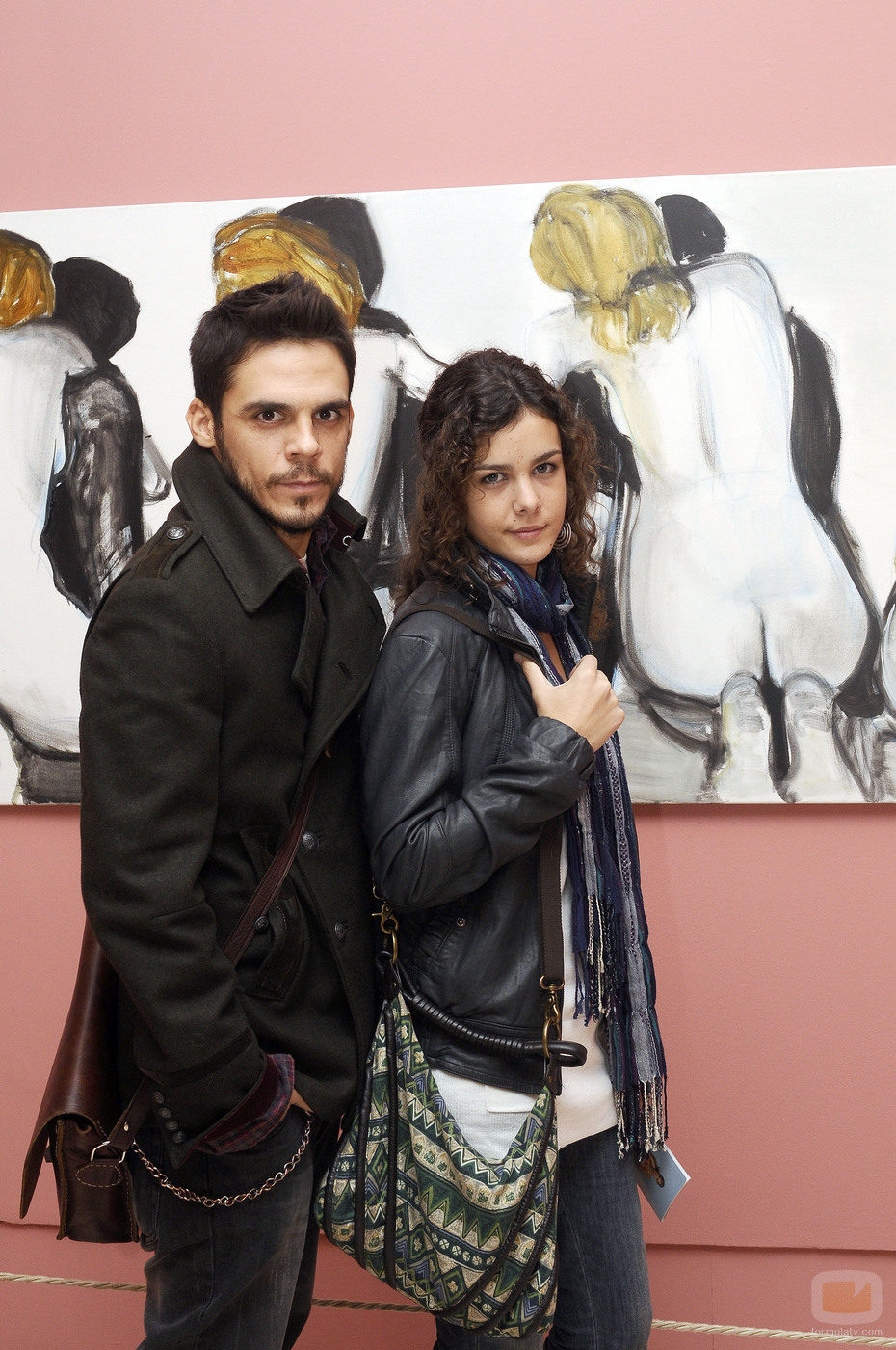 Sandra Blázquez con Bart Santana en el Thyssen