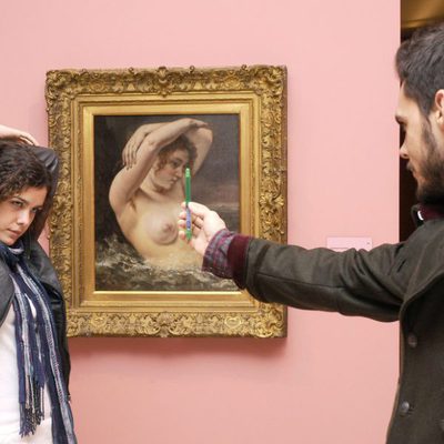Sandra Blázquez en el Museo Thyssen de Madrid