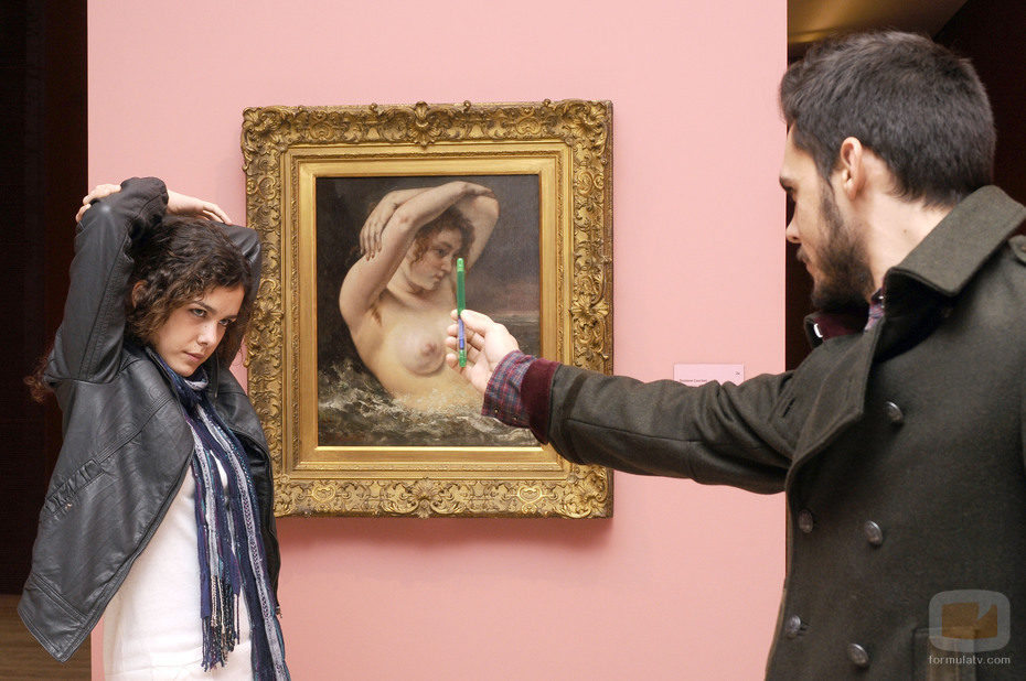 Sandra Blázquez en el Museo Thyssen de Madrid