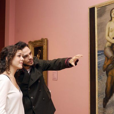 Sandra Blázquez y Bart Santana en el Thyssen