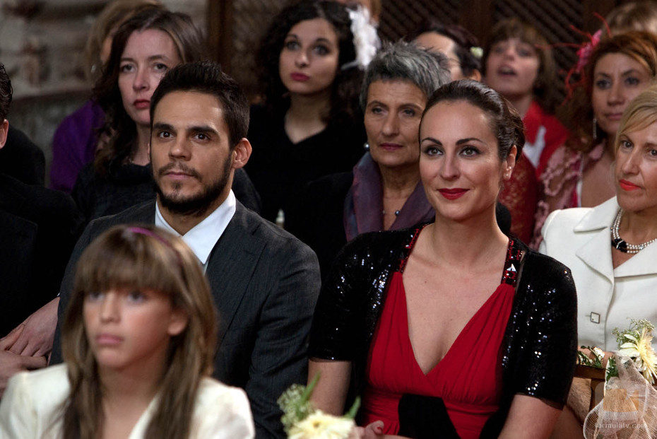 Olimpia y Roque en la boda de Blanca y Martín