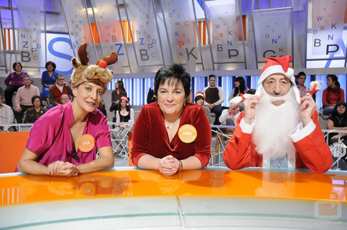 Eva Hache y Eduardo Gómez en 'Pasapalabra'