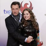 Francis Lorenzo y Miryam Gallego en la presentación de 'Águila Roja'