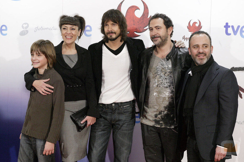 Guillermo Campra, Pepa Aniorte, David Janer, Santiago Molero y Javier Gutiérrez