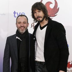 Los actores Javier Gutiérrez y David Janer
