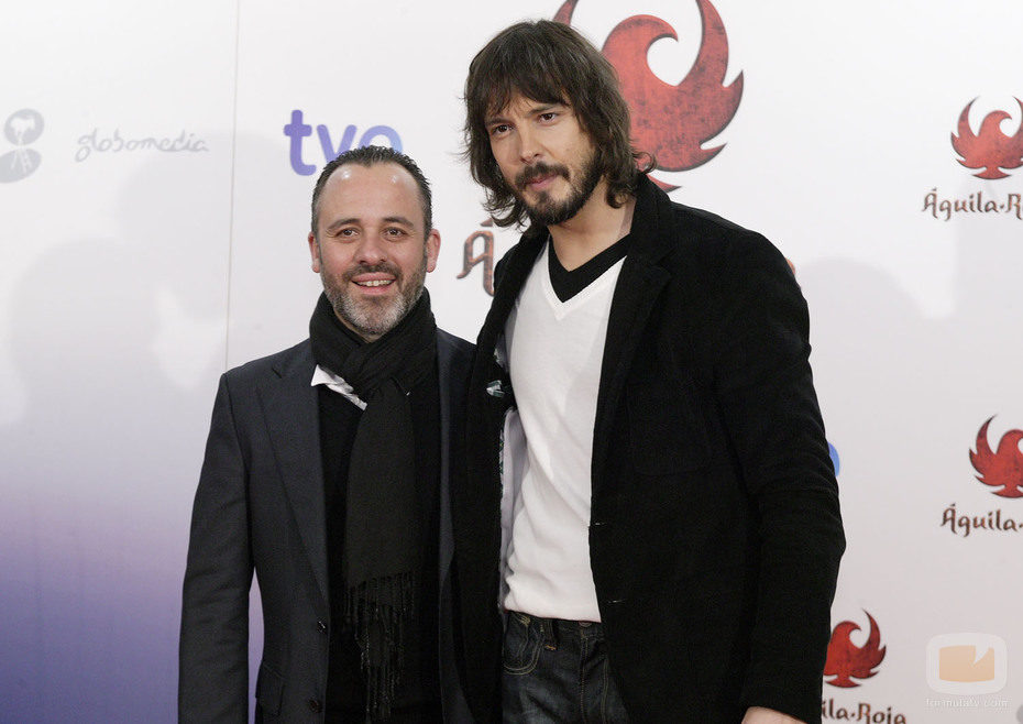 Los actores Javier Gutiérrez y David Janer