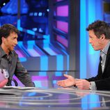 Hugh Grant con Pablo Motos