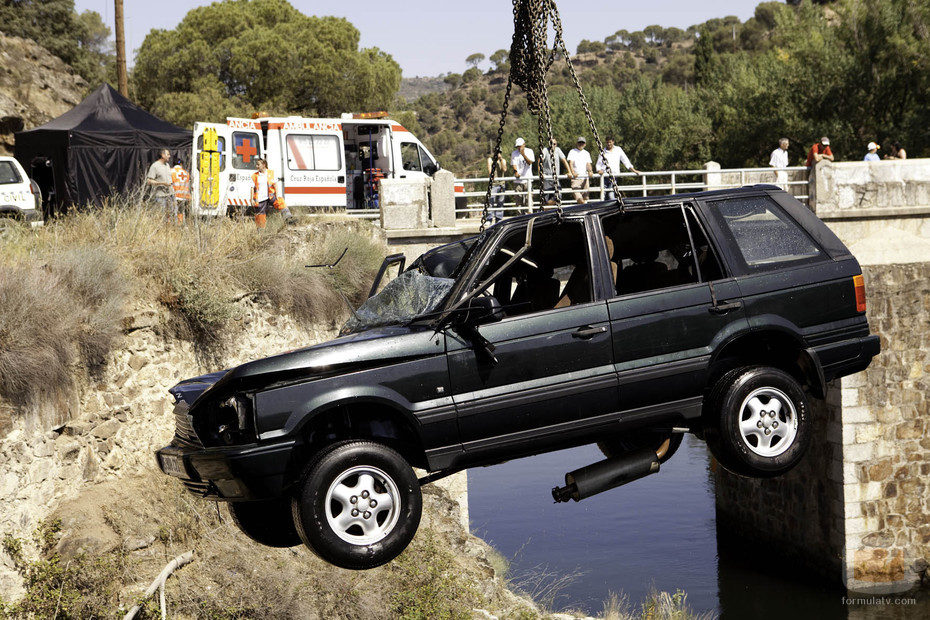 Accidente de coche en 'Acusados'